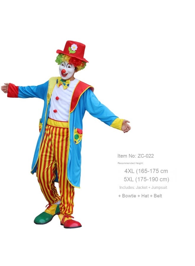 إسكدنيا Adult Clown Costume for  - The Perfect Choice for a Festive Party