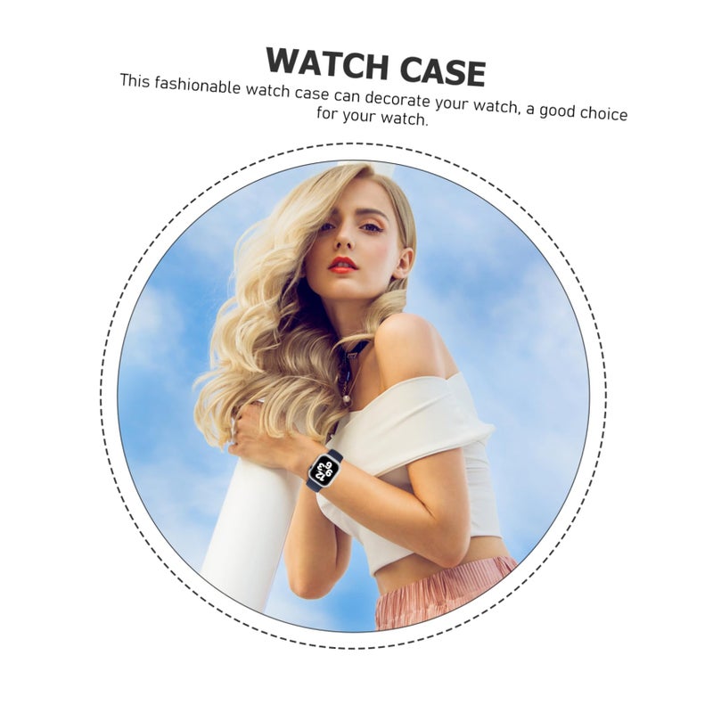 Transparent Watch Screen Protector Case with Scratch Resistant Material Easy Installation - Image 4