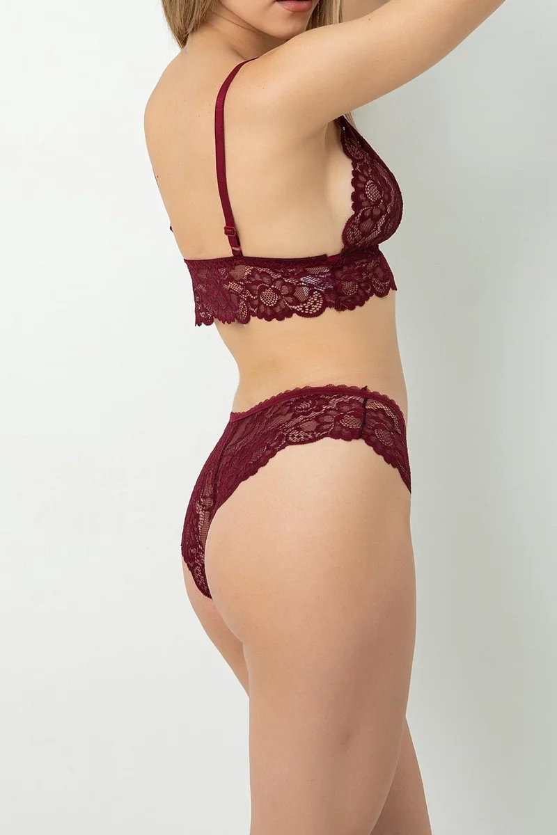 دو رى مى Non-Wireless Lace Bralette Set