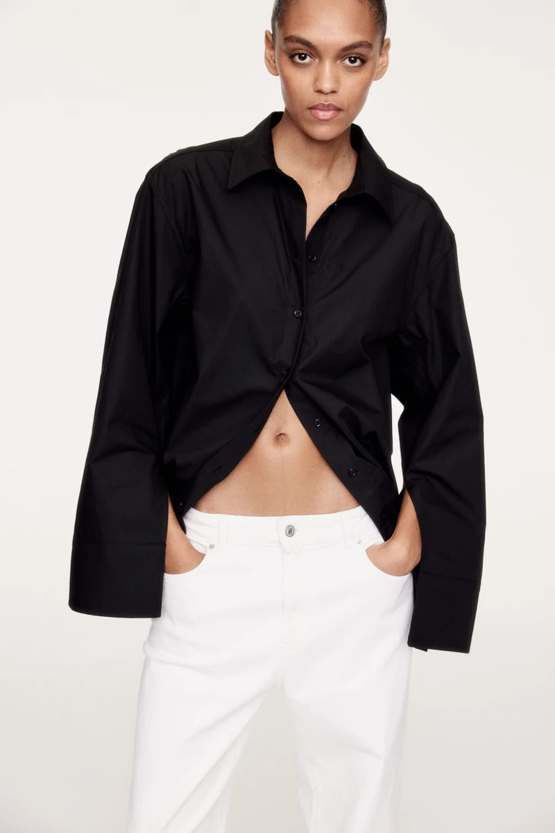 H&M Slit-cuff shirt
