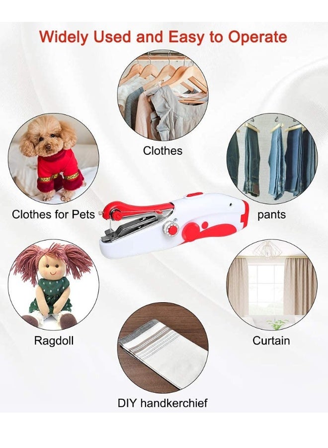 Portable Handheld Sewing Machine with Mini Sewing Kit - Quick and Easy Home Repair Tool for Clothes, Curtains, and Sheets - Ideal for Crafting and Fast Sewing Solutions. - Image 4