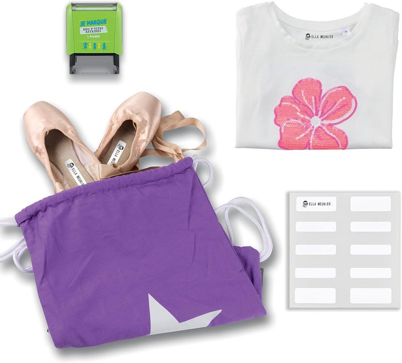 ترودات ختم تروادات "أضع علامة على أغراضي الصغيرة" – ضع علامة على ممتلكات أطفالك بمجموعة كاملة ومناسبة – ملصقات + أحرف برسومات – مثالي لوضع علامة على الملابس. - Image 5