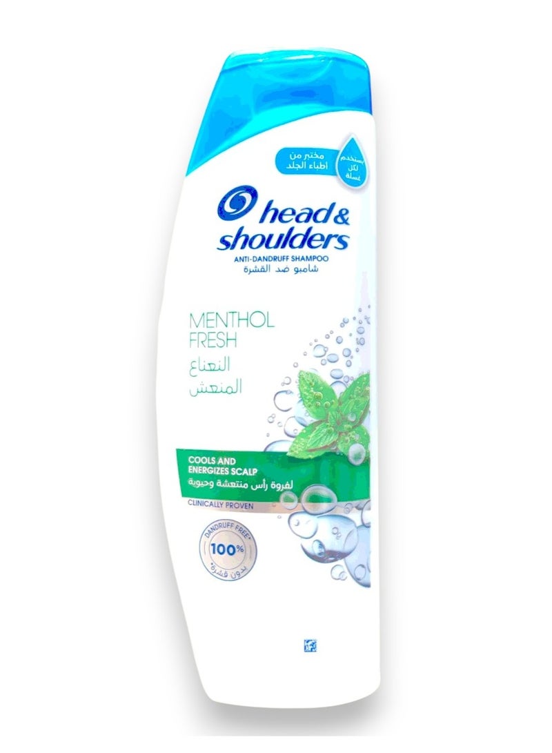 Head & Shoulders Anti-Dandruff Shampoo Menthol Refresh 400ML - Image 2