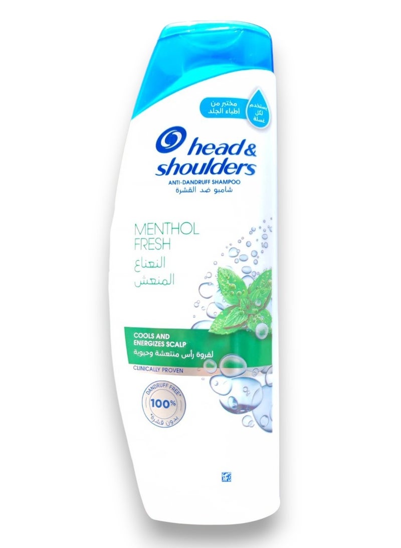 Head & Shoulders Anti-Dandruff Shampoo Menthol Refresh 400ML - Image 1