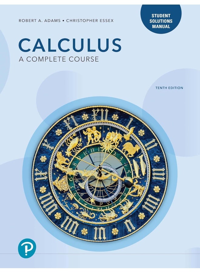 Addison Wesley Student Solutions Manual for Calculus: A Complete Course