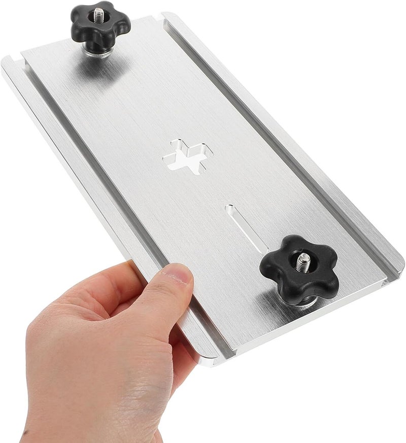 Electric Jig Saw Aluminum Alloy Mounting Plate Handheld Woodworking Tool with Flip Board for Renovation Workbench Cutting Support - Image 4