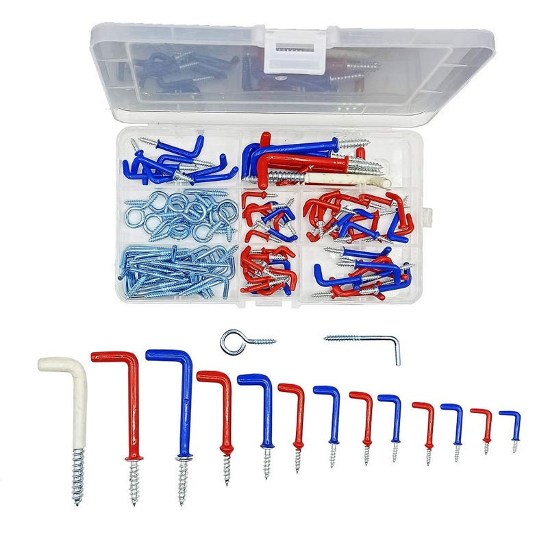 DIY Crafts DIY Crafts Pack of 1 Pc DIY Crafts Stainless Steel Screw Eye Rings Cup Hooks and Square Hooks8 Sizes Pack of 1 Pc DIY Crafts  - Image 1