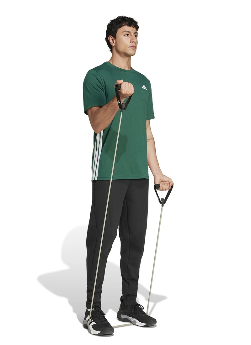 Adidas Essentials Training Feelready 3 Stripes T-Shirt