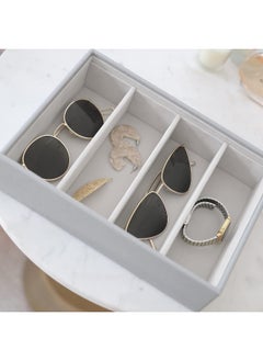 Stackers Stackers Pebble Grey Classic Medium Jewellery Box Sunglasses Layer  - Image 2