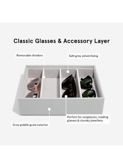 Stackers Stackers Pebble Grey Classic Medium Jewellery Box Sunglasses Layer  - Image 3