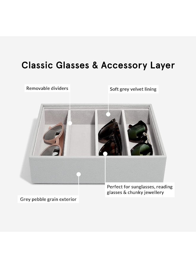 Stackers Stackers Pebble Grey Classic Medium Jewellery Box Sunglasses Layer  - Image 3
