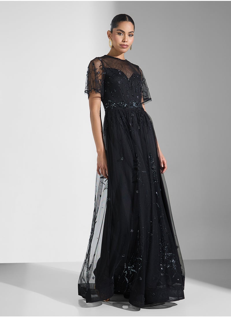 Namshi x - Embellished Evening Dress - Image 1