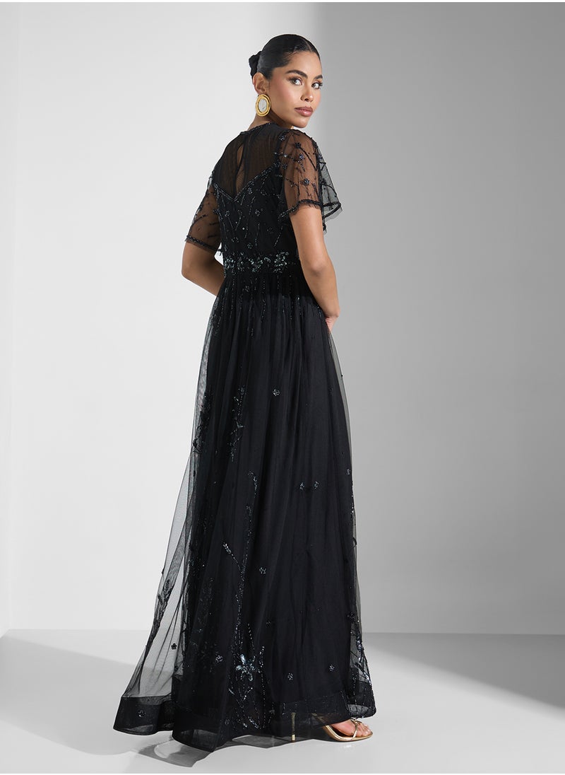Namshi x - Embellished Evening Dress - Image 1