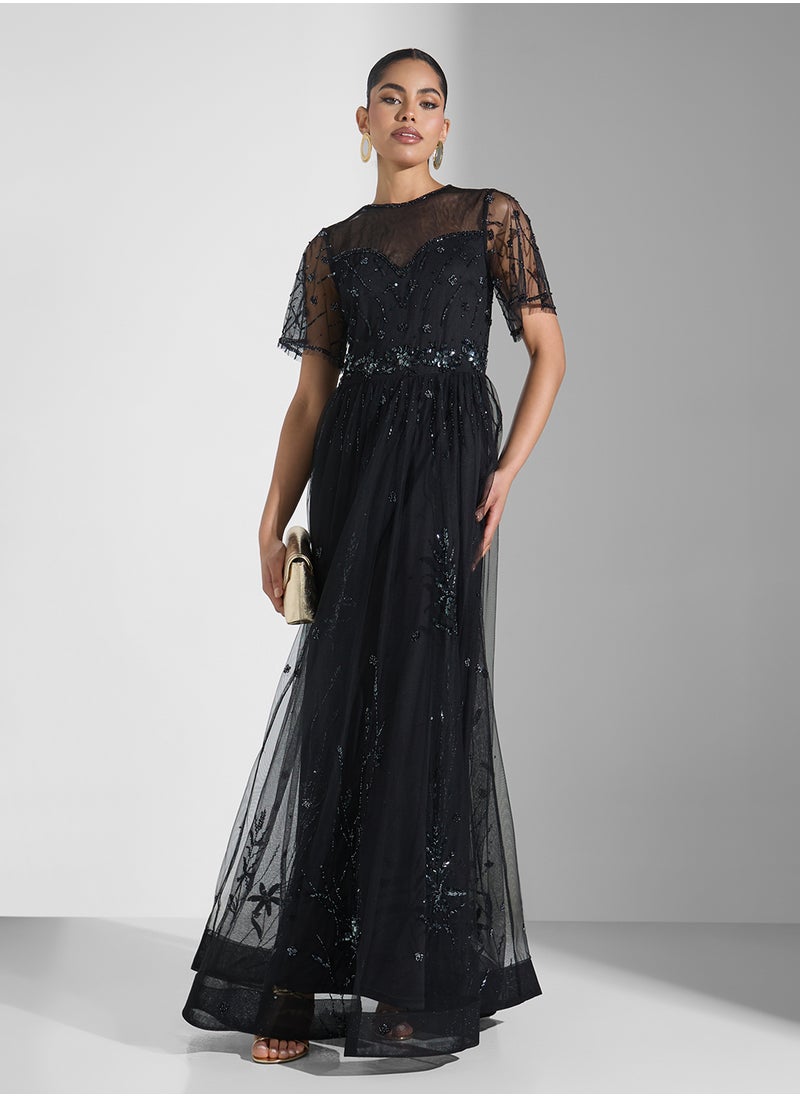 Namshi x - Embellished Evening Dress - Image 1