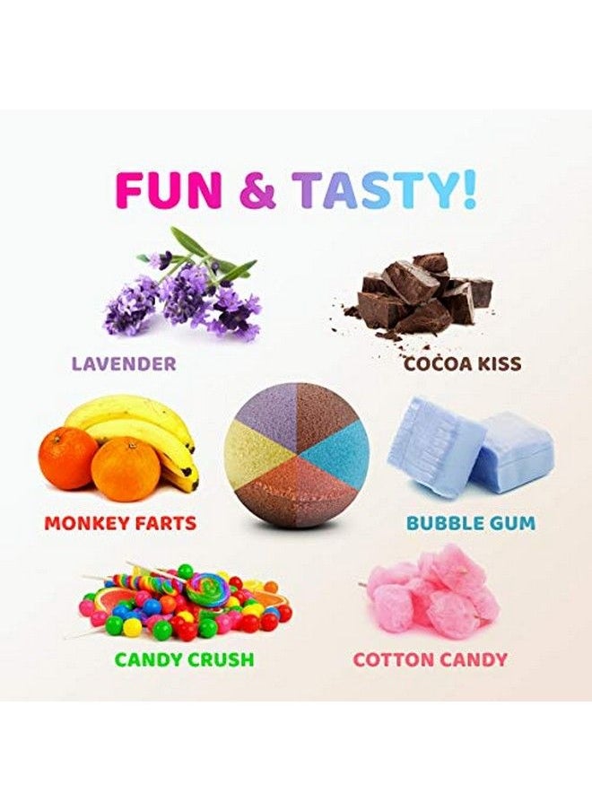 Relaxcation 6 Handmade Bath Bombs Gift Set For Kids With Fast Food Surprises Inside Quality Toys Make Your Kids Happy Made In Usa  - Image 4