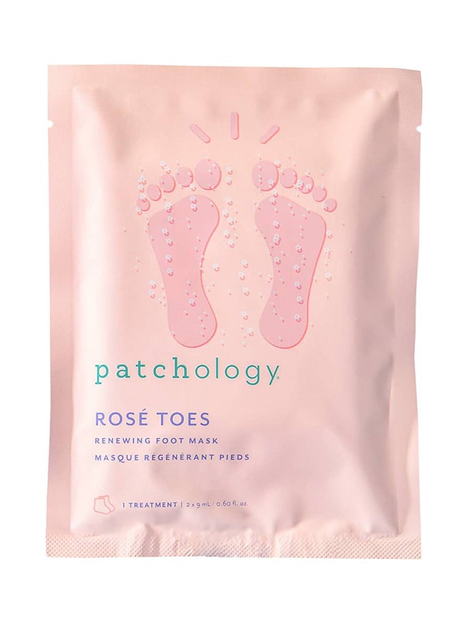 Patchology باستخدام باتشولوجي سيرف تشيلد روزي توز - ترطيب عميق للقدمين الخشنتين، AHA وزيت الورد، بوتي مقشر لتخفيف الكالو 1 زوج - Image 2