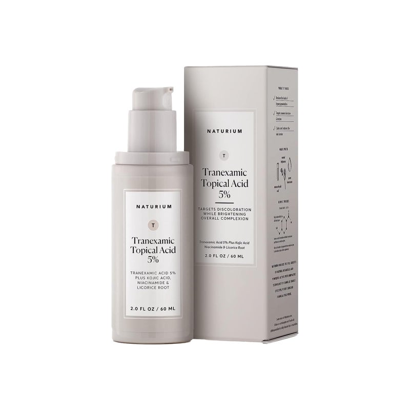 Naturium Tranexamic Topical Acid 5% Jumbo, Face & Skin Care with Kojic Acid, Niacinamide & Licorice Root, 2 oz - Image 1