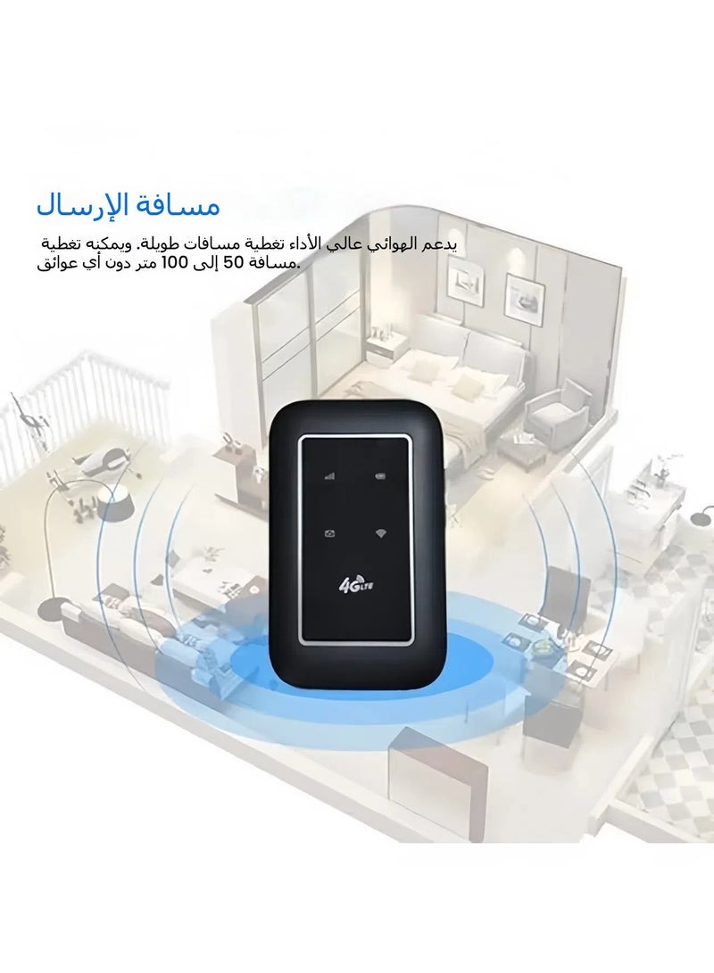 Wireless Adapter, Support All 4G/5G SIM Networks, Rechargeable Battery WiFi Hotspot, Portable WiFi Adapter for Mobile Phone, Laptop, Desktop Tablet - Image 5