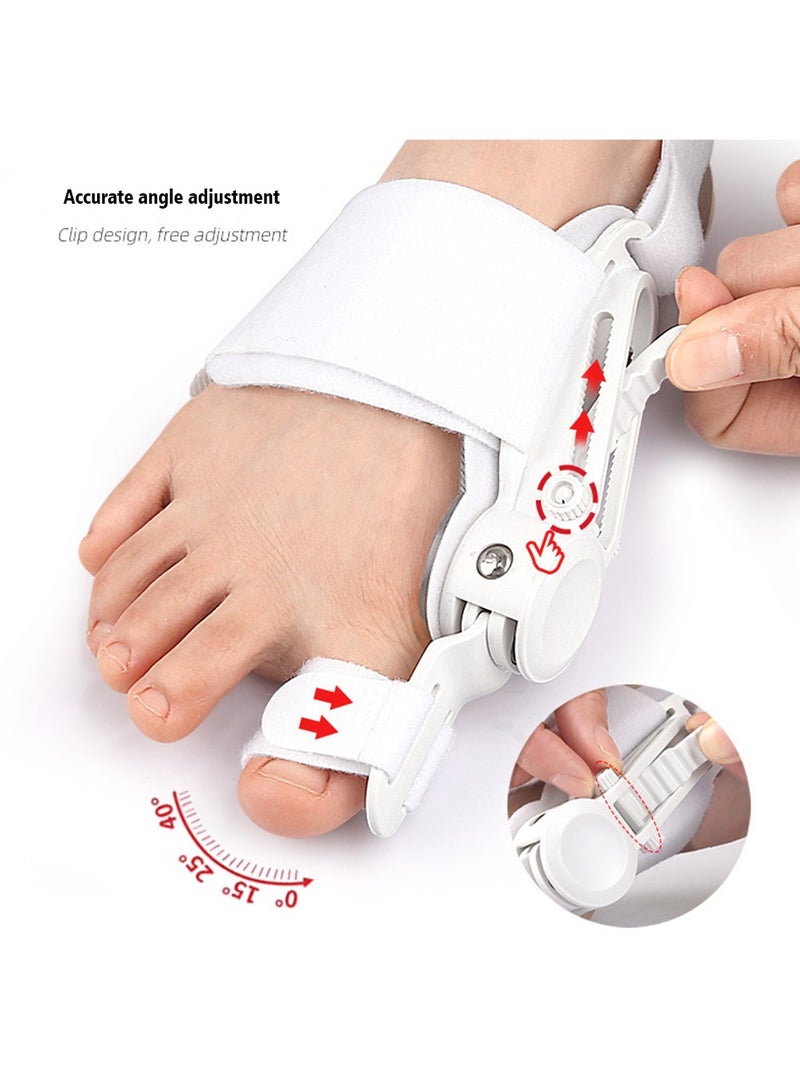Toe Straightener Toe Bunion Corrector,Upgraded Press-Button Correction,Orthopedic Toe Straightener with Relief,Suitable for Left and Right Feet for Women and Men - Image 3