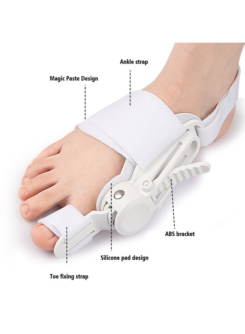 Toe Straightener Toe Bunion Corrector,Upgraded Press-Button Correction,Orthopedic Toe Straightener with Relief,Suitable for Left and Right Feet for Women and Men - Image 5