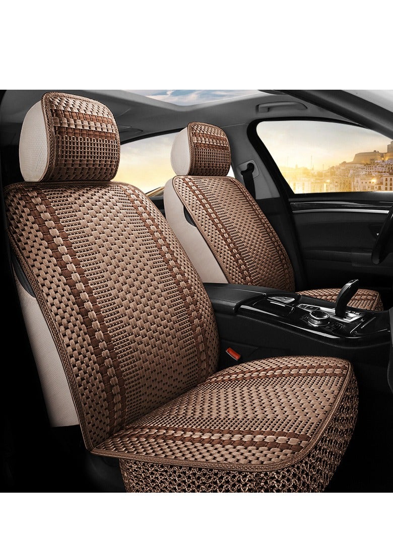 Generic Car Seat Cover, 2PCS Car Seat Protector with Cushion, Front Car Seat Covers for Universal Vehicle, SUV, Truck, Vans, Sedans - Image 1