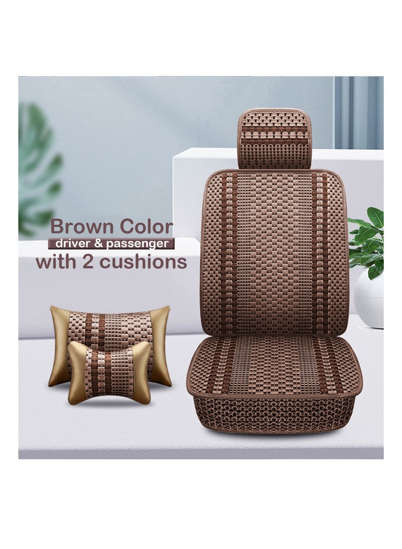 Generic Car Seat Cover, 2PCS Car Seat Protector with Cushion, Front Car Seat Covers for Universal Vehicle, SUV, Truck, Vans, Sedans - Image 2