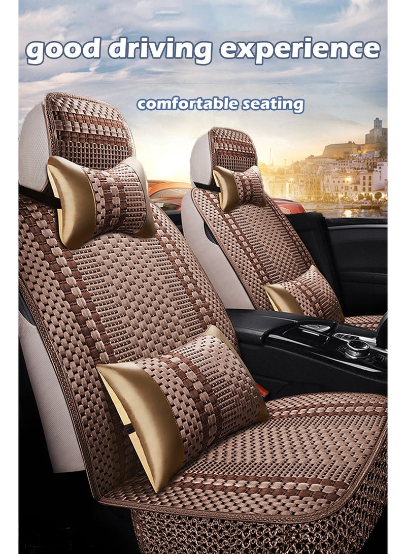 Generic Car Seat Cover, 2PCS Car Seat Protector with Cushion, Front Car Seat Covers for Universal Vehicle, SUV, Truck, Vans, Sedans - Image 4