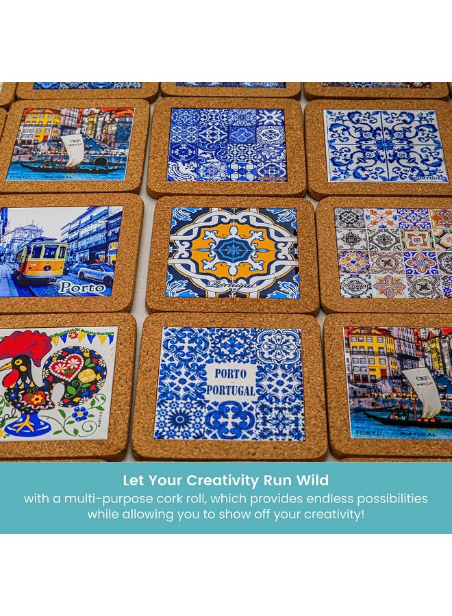 Con-Tact Brand Cork Roll, Self-Adhesive Cork Roll, Multi-Purpose Cork Shelf Liner, 18" x 4', Brown, Pack of 6 - Image 4