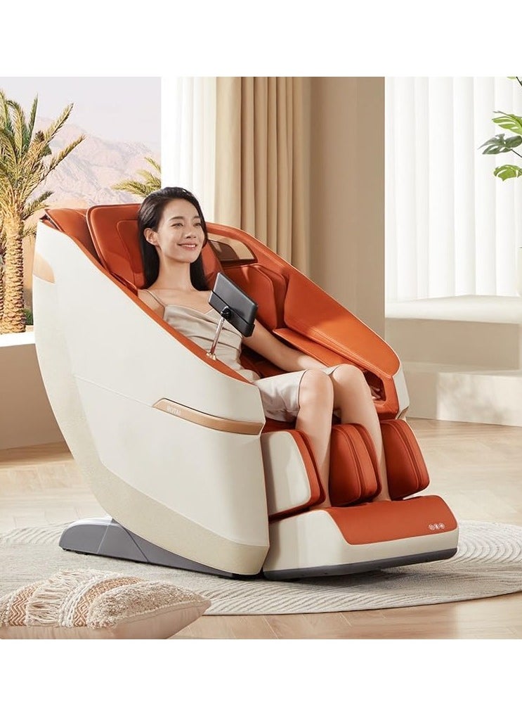 ROTAI Jimny Massage Chair Full Massage Chair for Full Body Massage + Space Capsule & Multi-Functional Electric Massage Sofa Chair For Your Loved Ones and For Gift  (Orange)  - Image 3