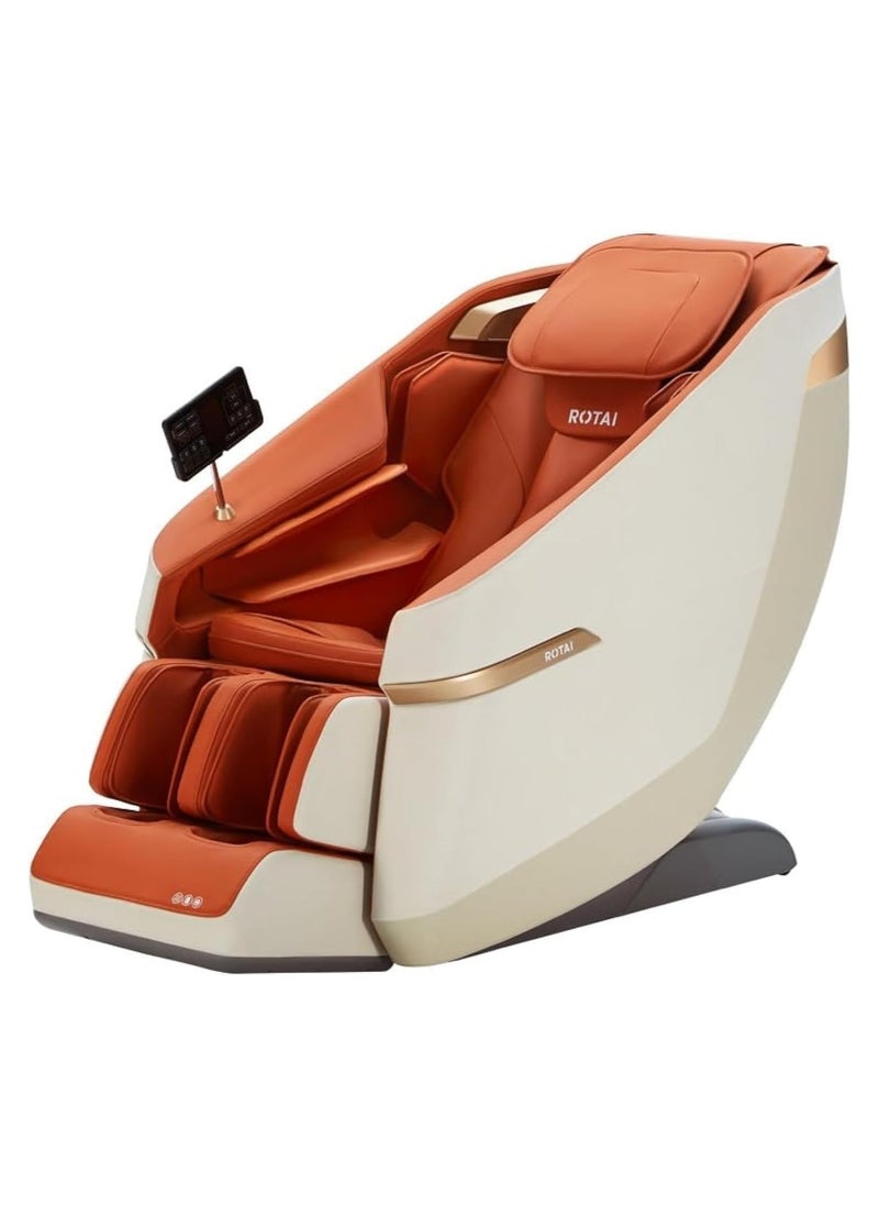 ROTAI Jimny Massage Chair Full Massage Chair for Full Body Massage + Space Capsule & Multi-Functional Electric Massage Sofa Chair For Your Loved Ones and For Gift  (Orange)  - Image 2