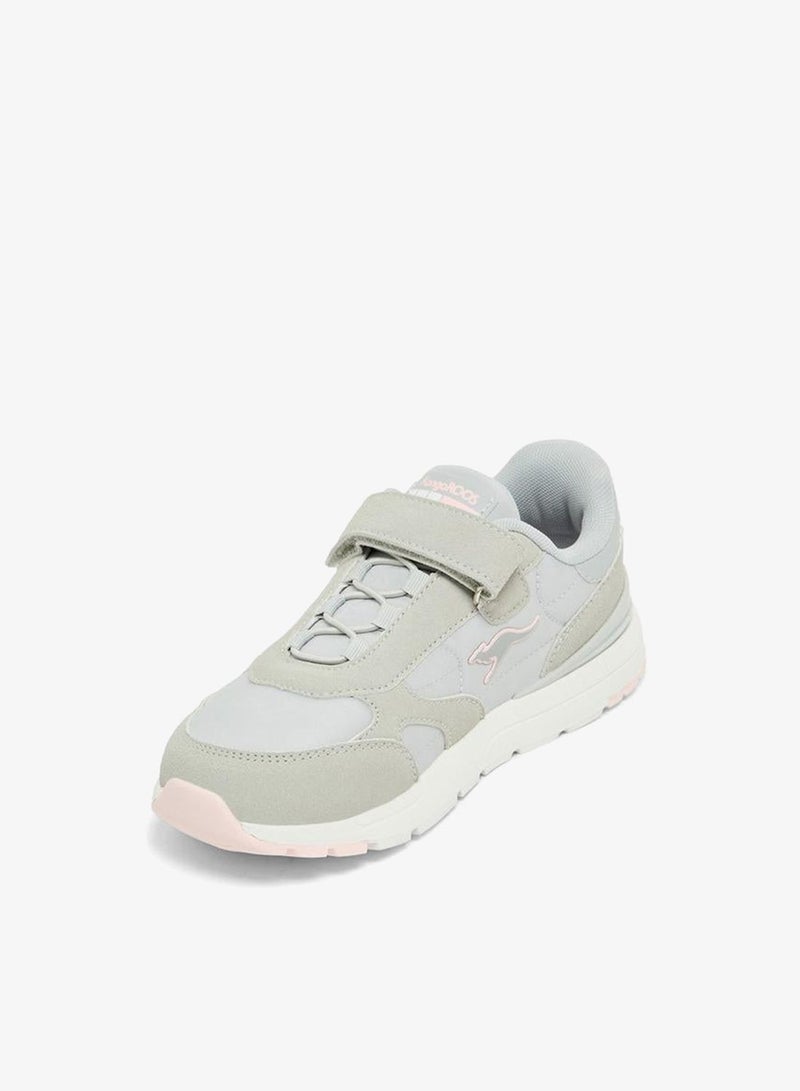 kangaROOS Girls Panelled Hook & Loop School Sports Shoes - Image 4