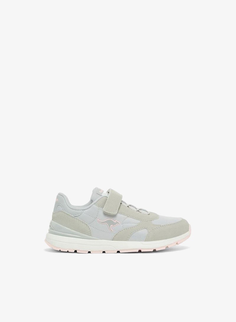 kangaROOS Girls Panelled Hook & Loop School Sports Shoes - Image 3