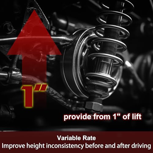 Gleyi 929-942 1" Lift Front Heavy Duty Coil Springs Compatible with 2005-2025 F250 Super Duty F350 Super Duty F450 F550 4x4, Provide Extra 35% Load Capacity - Image 3