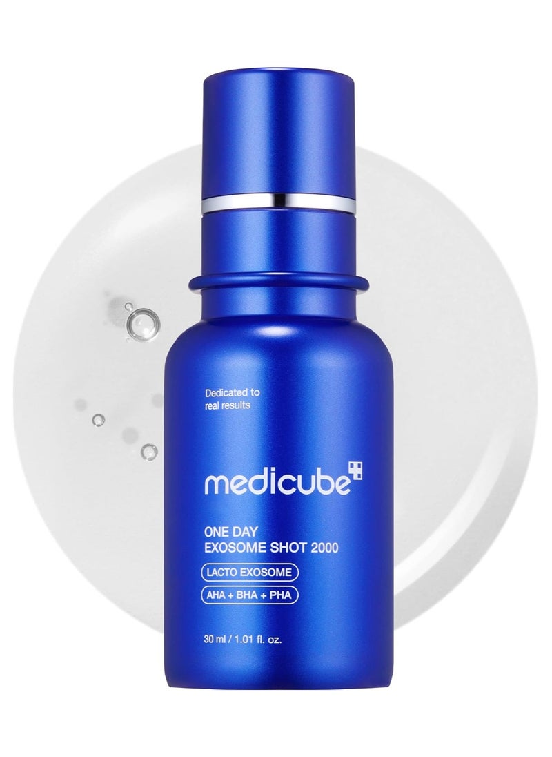 Medicube Medicube Zero Exosome Shot 2,000 PPM Spicule Facial Serum | Liquid Skin Booster Serum | Exosome, AHA+BHA+PHA | Pore Minimizer, Dead Skin Cells Improvement | Korean Skin Care 1.01 fl.oz  - Image 1