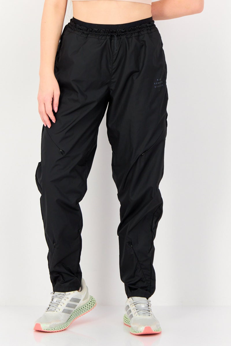 Nike Women Standard Fit Running Track Pants, Black - Image 1
