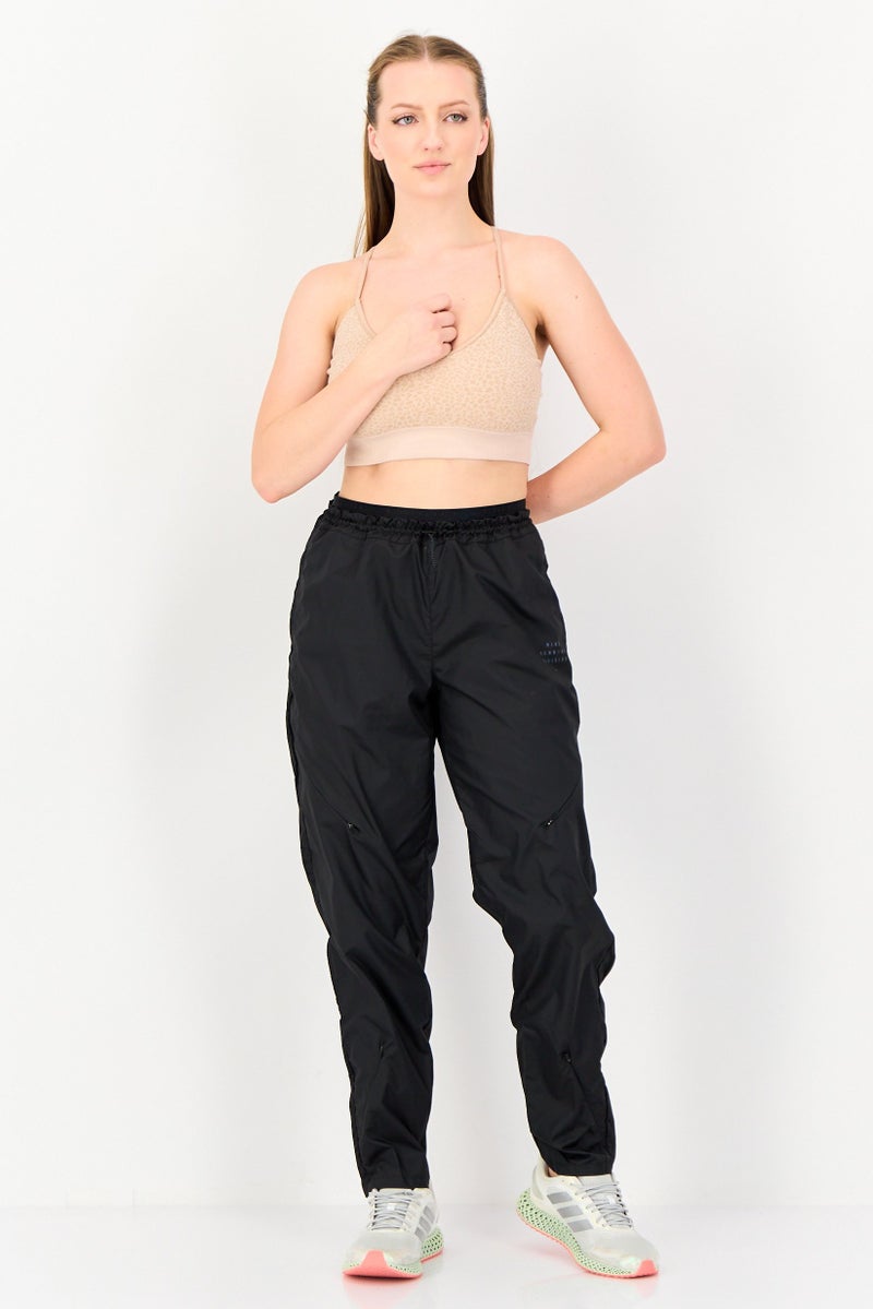 Nike Women Standard Fit Running Track Pants, Black - Image 2