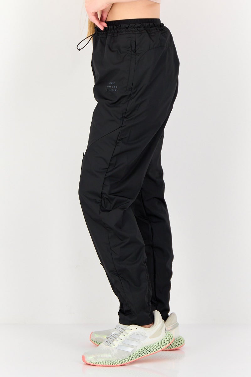 Nike Women Standard Fit Running Track Pants, Black - Image 4