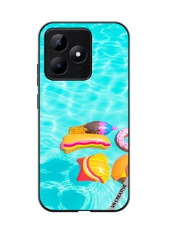 Protective Case Cover For Realme C53 Food Chill Design Multicolour