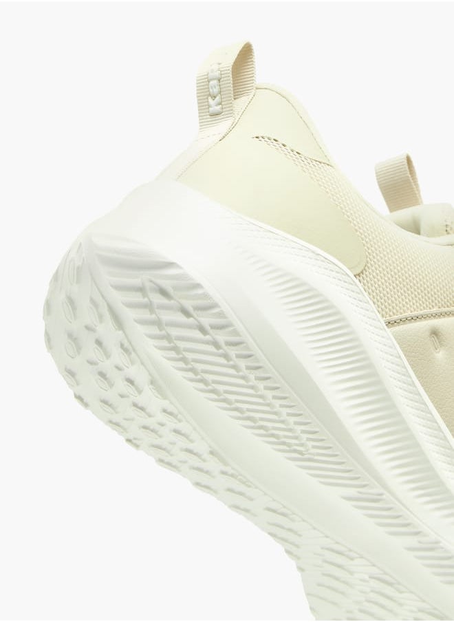 Kappa Mens Textured Lace-Up Sports Shoes with Pull Tabs  - Image 5