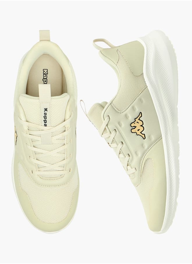 Kappa Mens Textured Lace-Up Sports Shoes with Pull Tabs  - Image 2