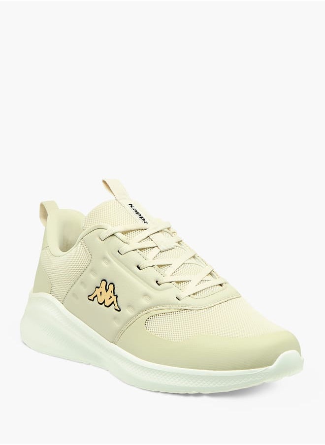 Kappa Mens Textured Lace-Up Sports Shoes with Pull Tabs  - Image 1