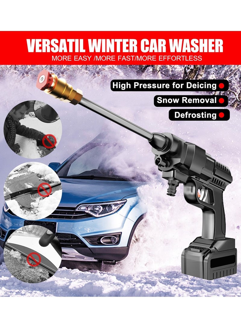 48V Cordless Portable High Pressure Electric Cleaner Machine, Black - Image 3