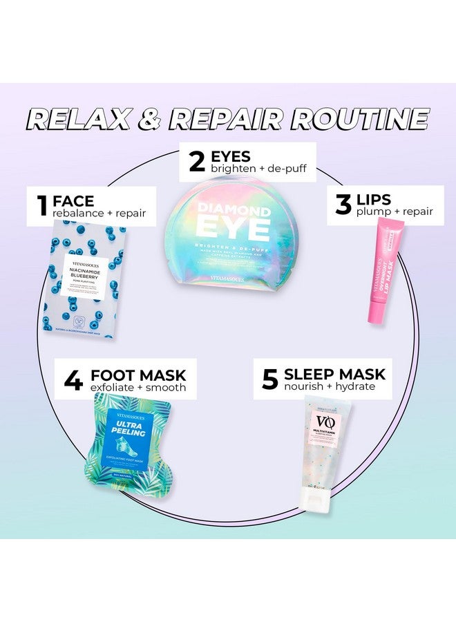 Vitamasques Overnight Lip Mask - Hydrating Lip Balm Moisturizer with Vitamins & Natural Oil Hydrates, Nourishes & Plumps Lips Area - Lip Care Products - Image 5