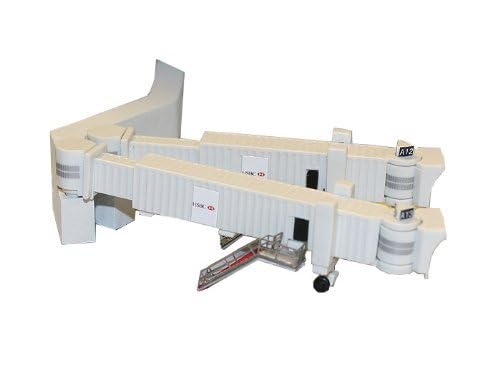 Generic Gemini Jets Airbridge Set 2 with 3 Dual Widebody Jet Bridges and Airport Adapters, 1:400 Scale  - Image 2