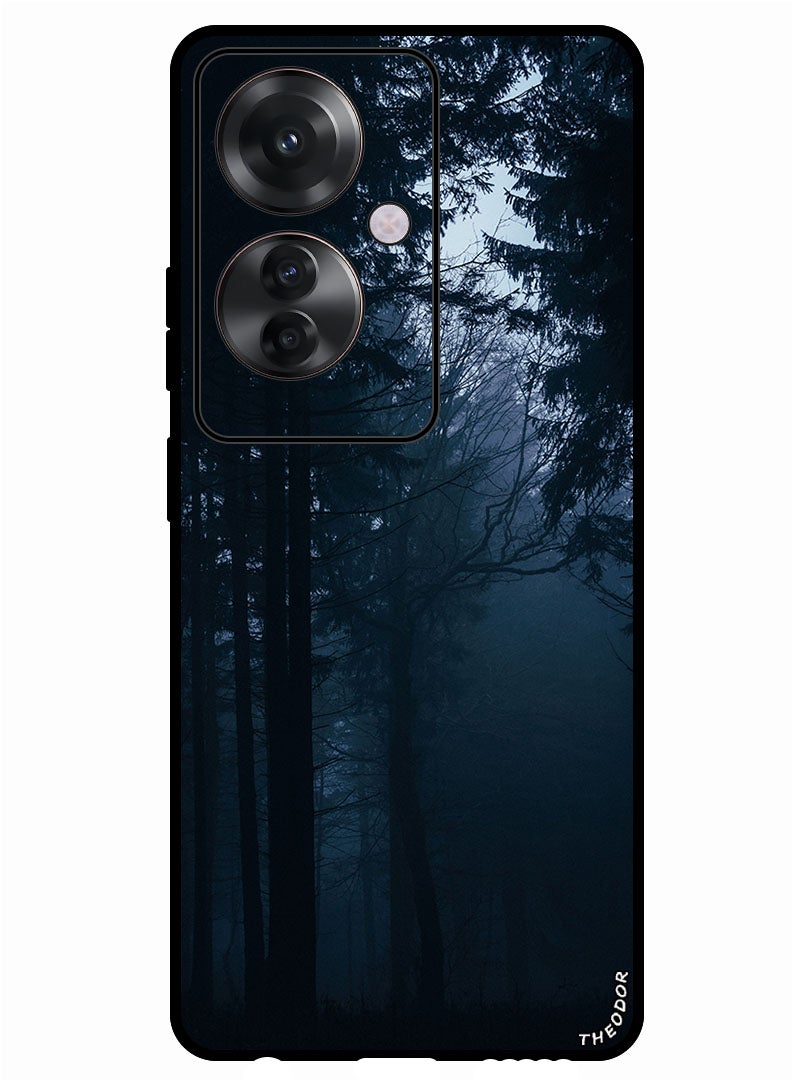 Theodor Protective Case Anti Scratch Shock Proof Bumper Cover For Oppo Reno 11F forest_fog_dark - Image 1