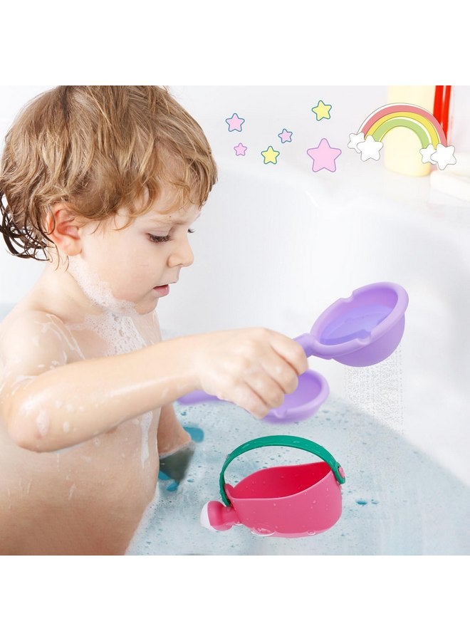 Biubee Bath Toys for Toddlers Age 1-3, 3 Pack Baby Bath Tub Swimming Pool Water Table Toys, Soft Mold Free Water Toys Fun Tactile Training Newborn Gifts - Image 2