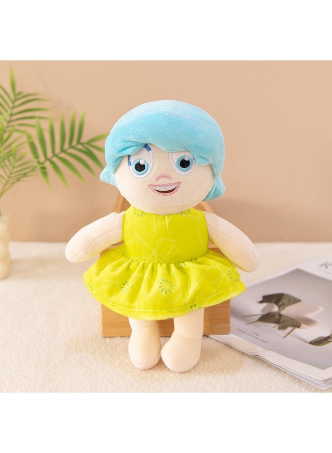 HALAMODO Inside Out Light - Yellow Princess Joy Q - version Plush Toy - A Sweet and Thoughtful Item for Birthday Giving, Perfect for Decorating Bedroom, Living Room, and Desk Areas, and an Office Relaxation Essential 23cm - Image 1