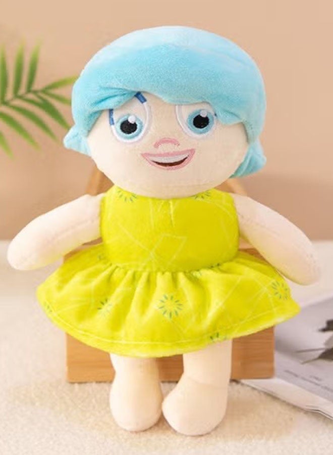 Light Yellow Princess Q - version Plush Toy - A Sweet and Thoughtful Item for Birthday Giving, Perfect for Decorating Bedroom, Living Room, and Desk Areas, and an Office Relaxation Essential 23cm - Image 1