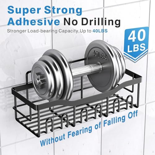 Desi BAE 5 in 1 Self Adhesive Organizer Combo/Racks and Shelves for Wall/Stand for Bathroom Without Drill/Soap Holder for Bathroom with Tooth Brush Holder (5 in 1) - Image 5