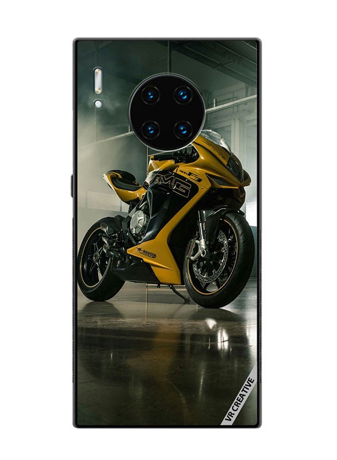 VR CREATIVE Protective Case Cover For Huawei Mate 30 Pro Bike Design Multicolour - Image 1